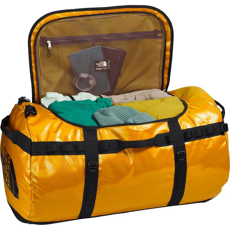 The North Face Base Camp XXL 150L Duffel Bag Summit Gold/TNF Black-NPF