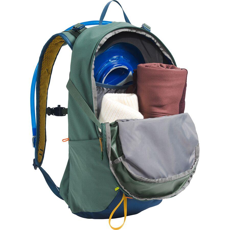 The North Face Basin 24L Backpack Duck Green/Shady Blue