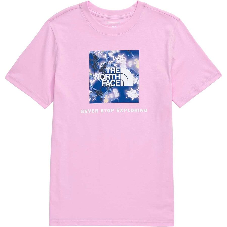 The North Face Box NSE Short-Sleeve T-Shirt - Kids' Cyber Pink