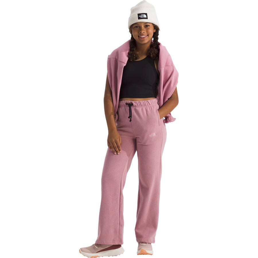 The North Face Camp Fleece Wide Leg Pant - Girls' Mauve