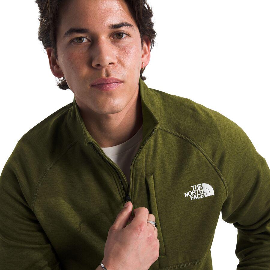 The North Face Canyonlands 1/2-Zip Pullover Fleece Jacket - Men's Forest Olive Heather