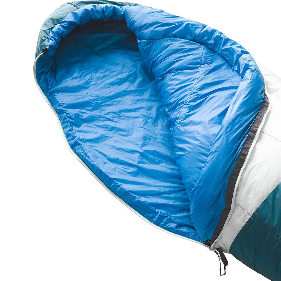 The North Face Cat's Meow Sleeping Bag: 20F Synthetic Banff Blue/Tin Grey-NPF