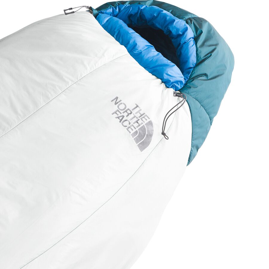 The North Face Cat's Meow Sleeping Bag: 20F Synthetic Banff Blue/Tin Grey-NPF