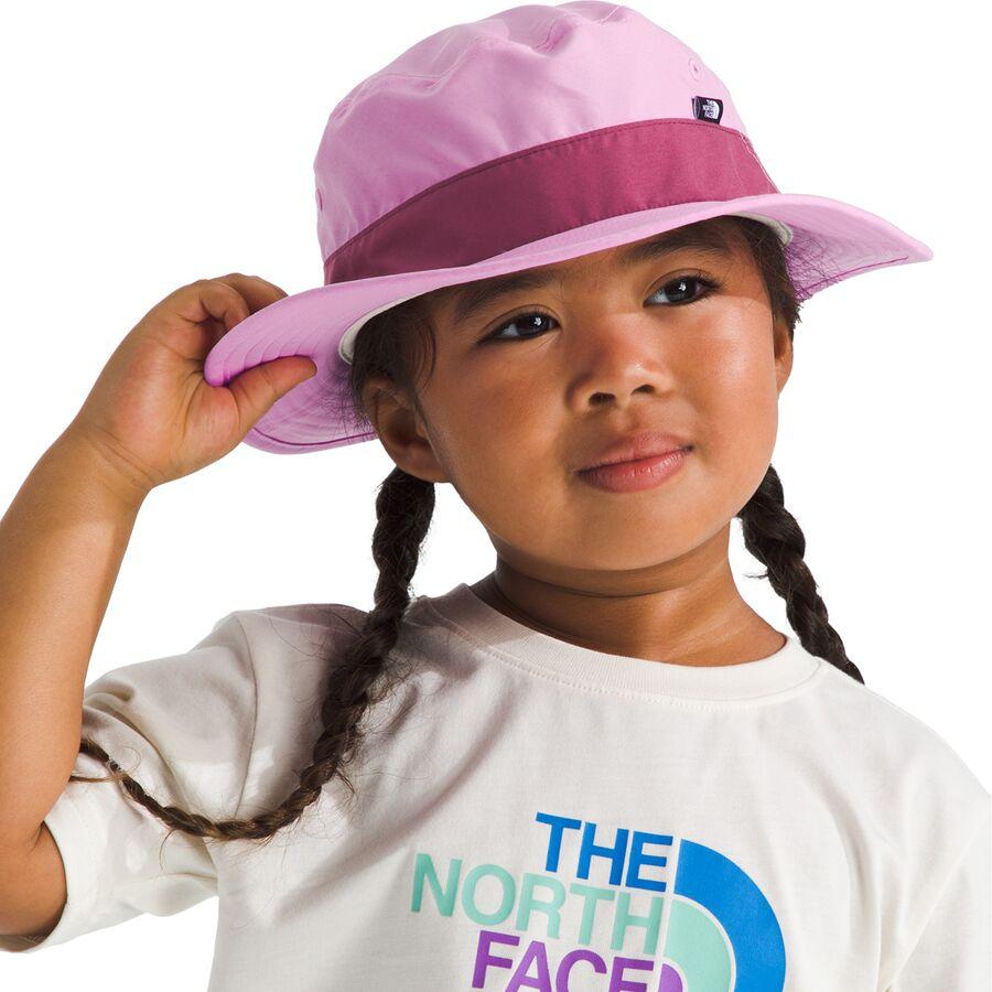 The North Face Class V Brimmer Hat - Kids' Cyber Pink/Cyber Berry TNF Topo Phantom Print