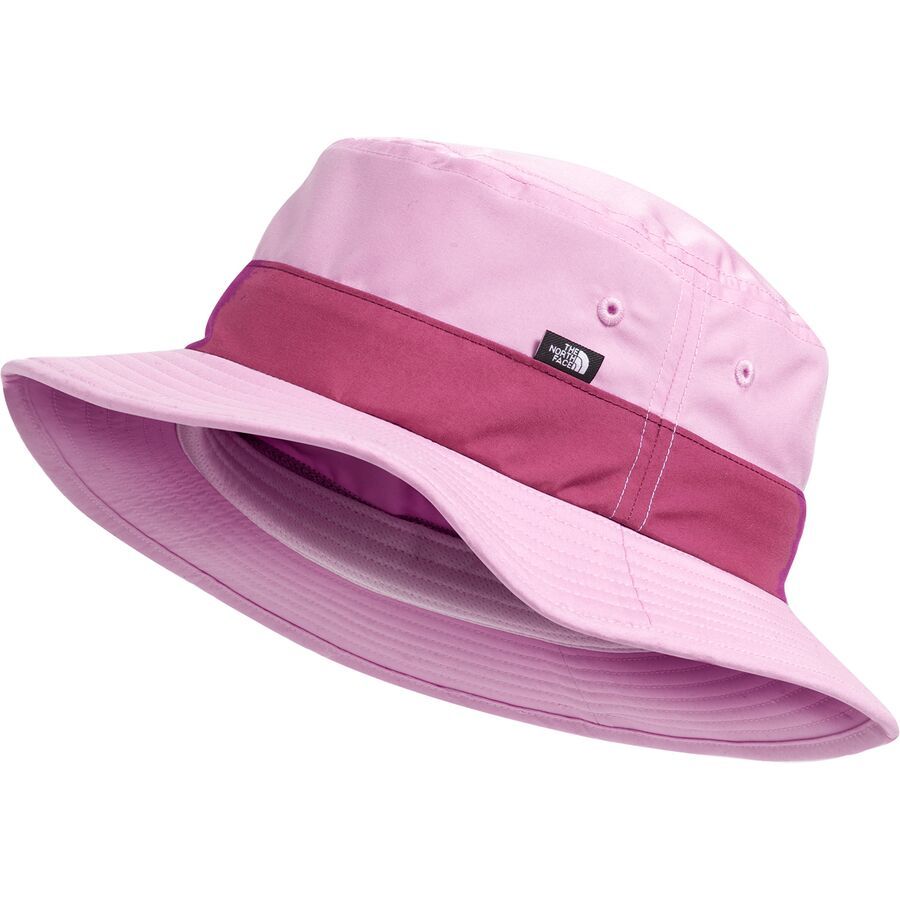 The North Face Class V Brimmer Hat - Kids' Cyber Pink/Cyber Berry TNF Topo Phantom Print