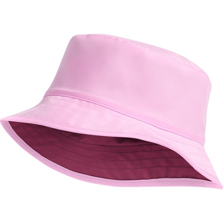 The North Face Class V Reversible Bucket Hat - Kids' Cyber Pink/Cyber Berry TNF Topo Phantom Print