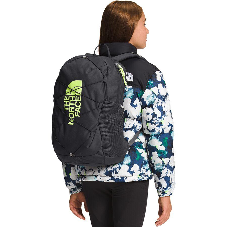 The North Face Court Jester 25L Backpack - Kids' Asphalt Grey/LED Yellow/NPF