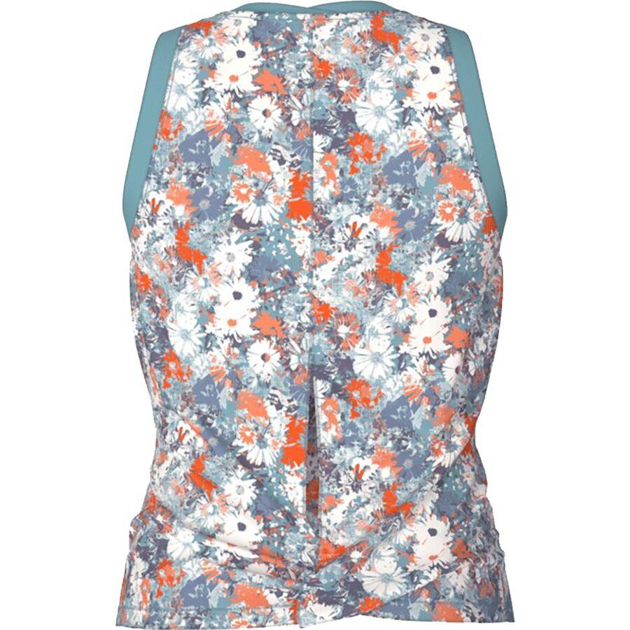 The North Face Dawndream Cross-Front Muscle Tank Top - Women's Reef Waters Wild Daisy Print
