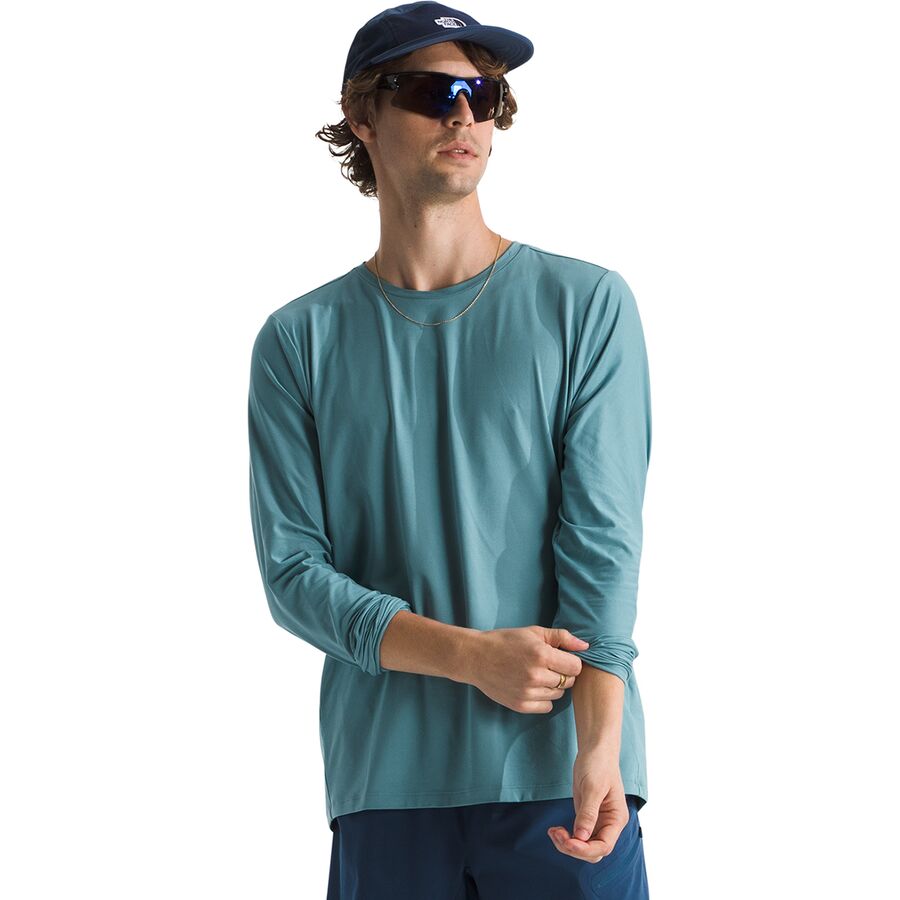 The North Face Dune Sky Long-Sleeve Crew - Men's Algae Blue
