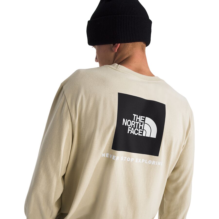 The North Face Evolution Box NSE Long-Sleeve T-Shirt - Men's Gravel