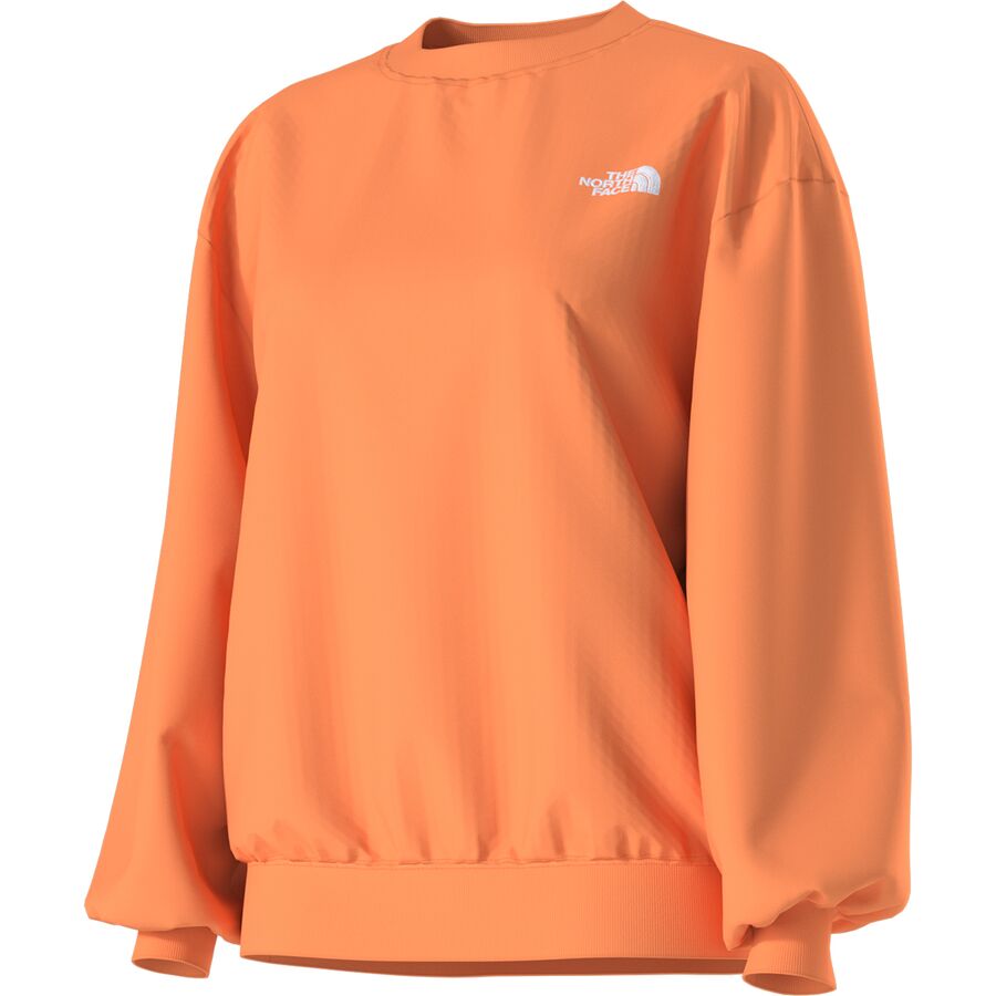 The North Face Evolution Oversized Crew Sweatshirt - Women's Papaya