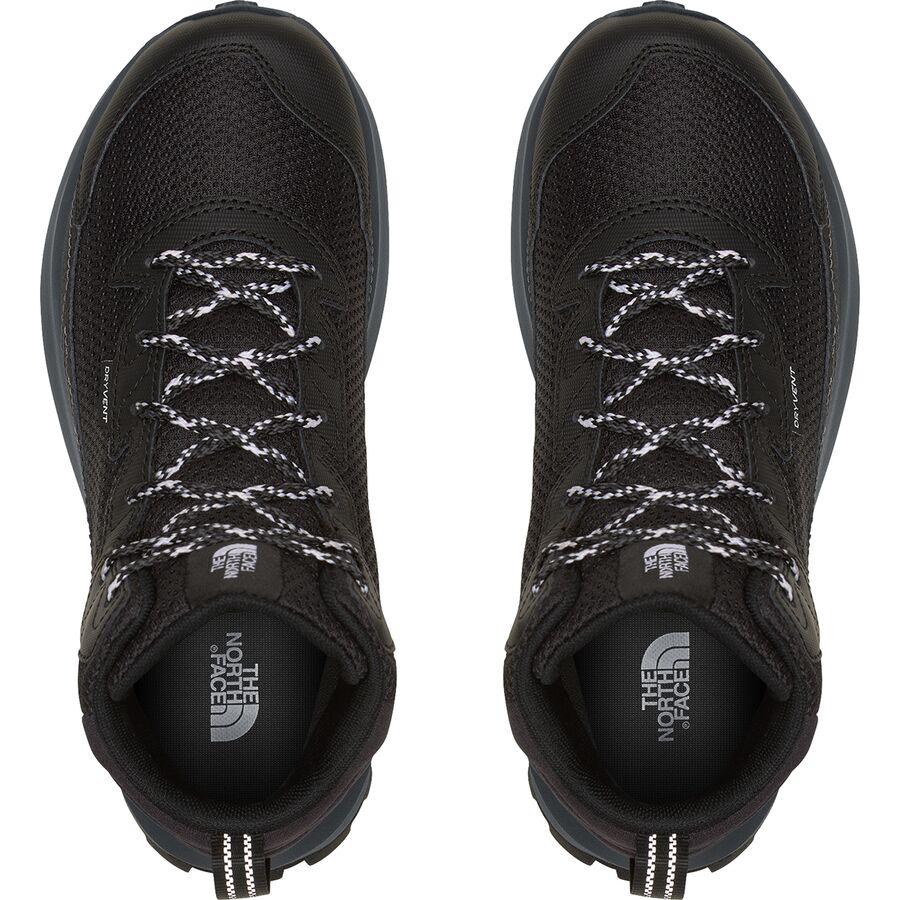 The North Face Fastpack Mid Waterproof Hiking Boot - Kids' TNF Black/TNF Black