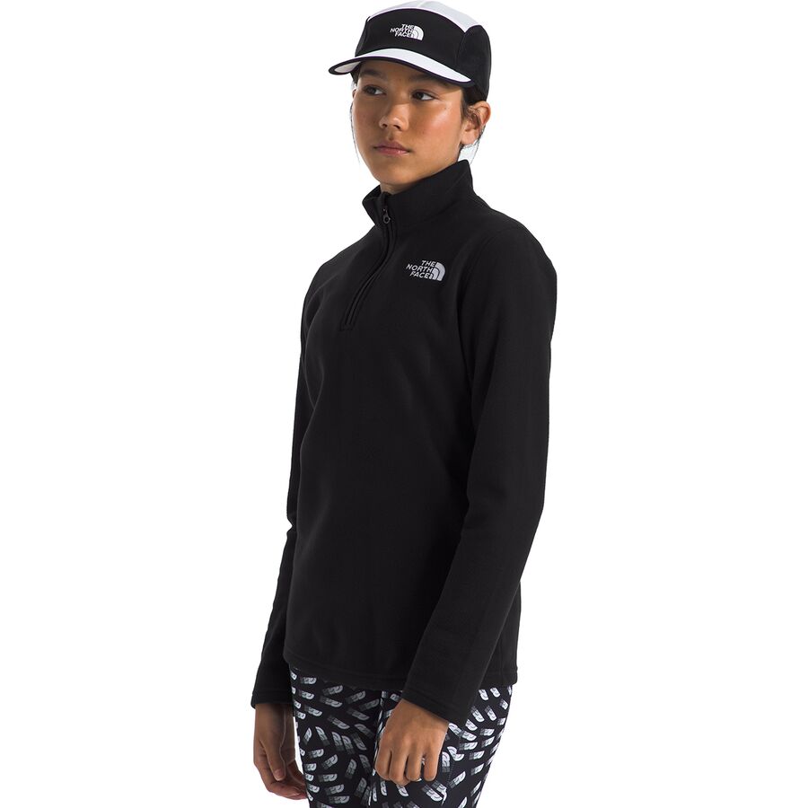 The North Face Glacier 1/4-Zip Pullover - Kids' Cyber Pink