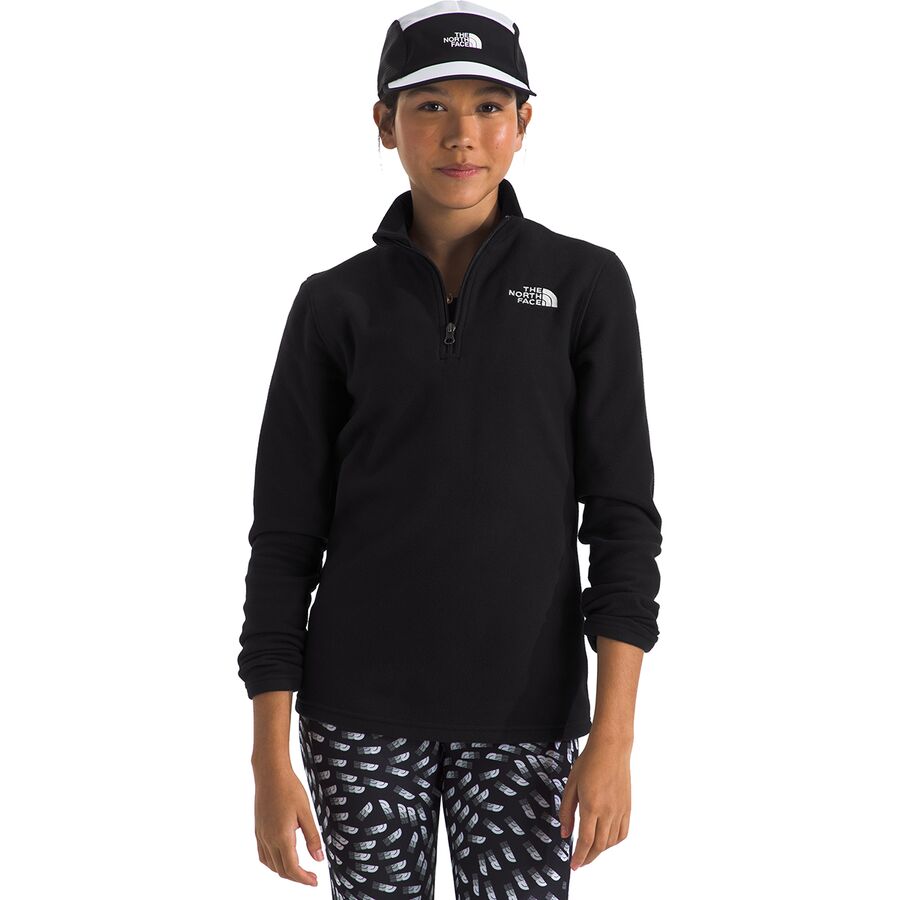 The North Face Glacier 1/4-Zip Pullover - Kids' Cyber Pink