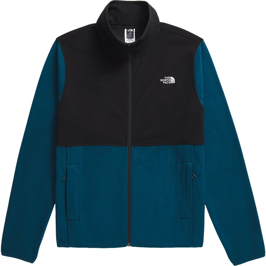 The North Face Glacier Fleece Jacket - Men's Midnight Petrol/TNF Black