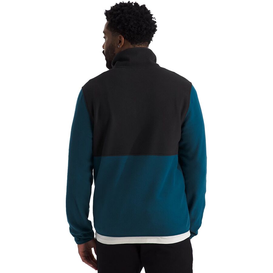 The North Face Glacier Fleece Jacket - Men's Midnight Petrol/TNF Black