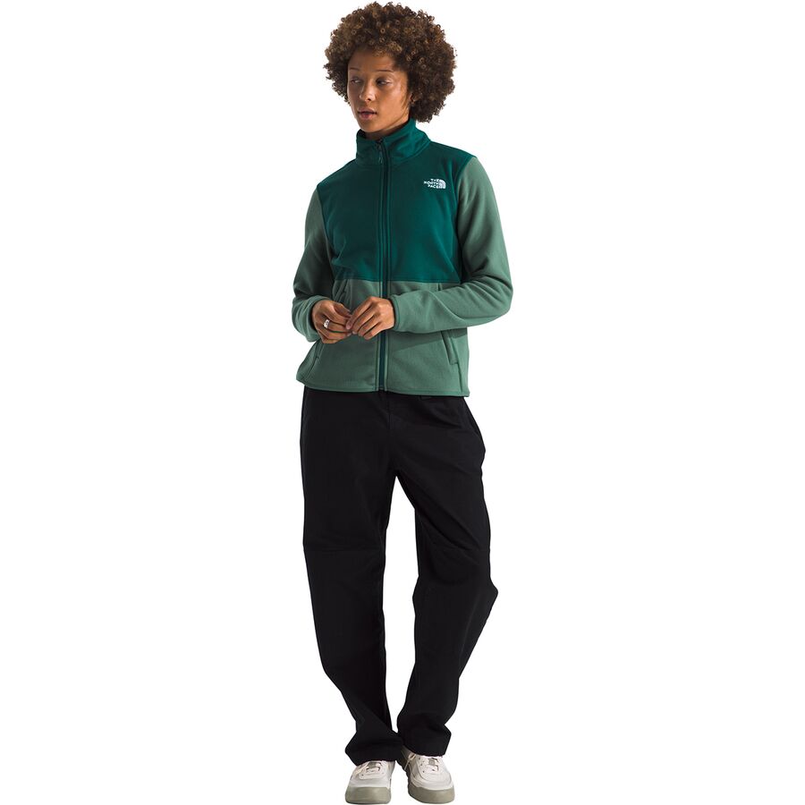 The North Face Glacier Fleece Jacket - Women's Duck Green/Deep Nori