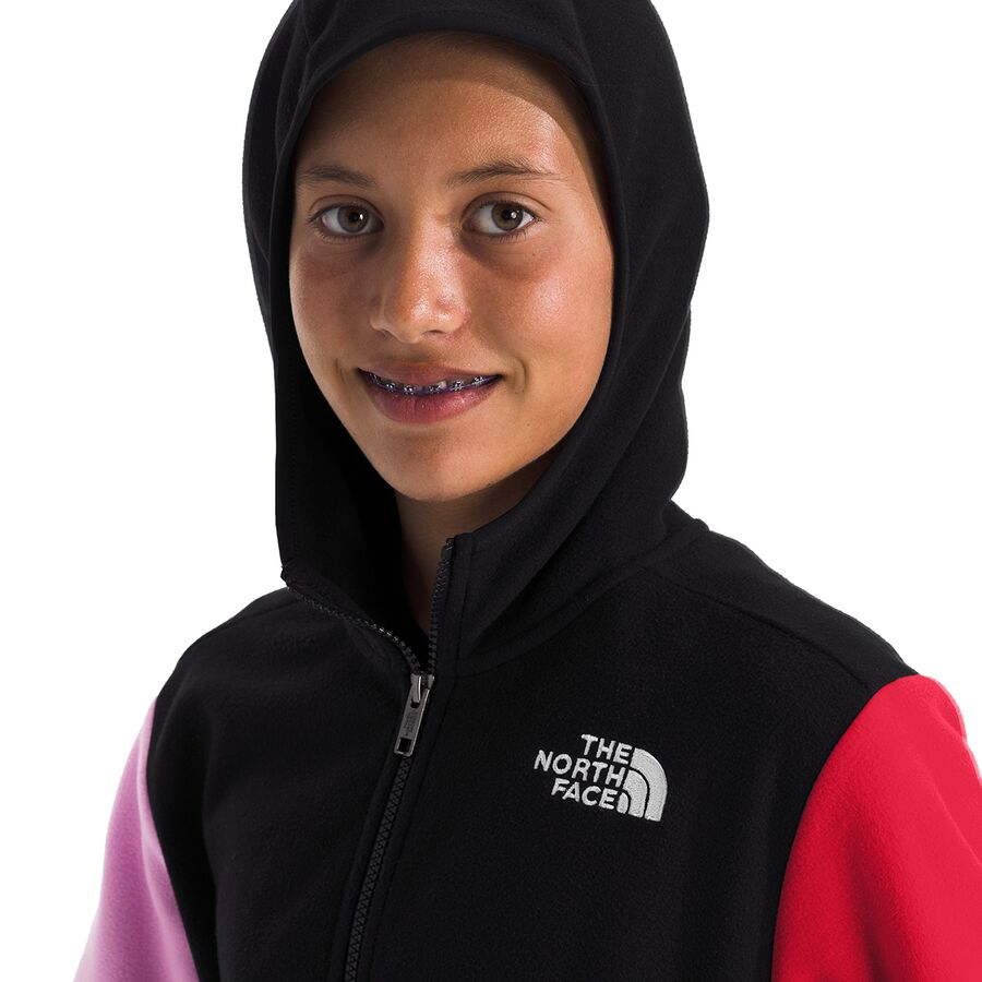 The North Face Glacier Full-Zip Hooded Jacket - Kids' Cyber Pink