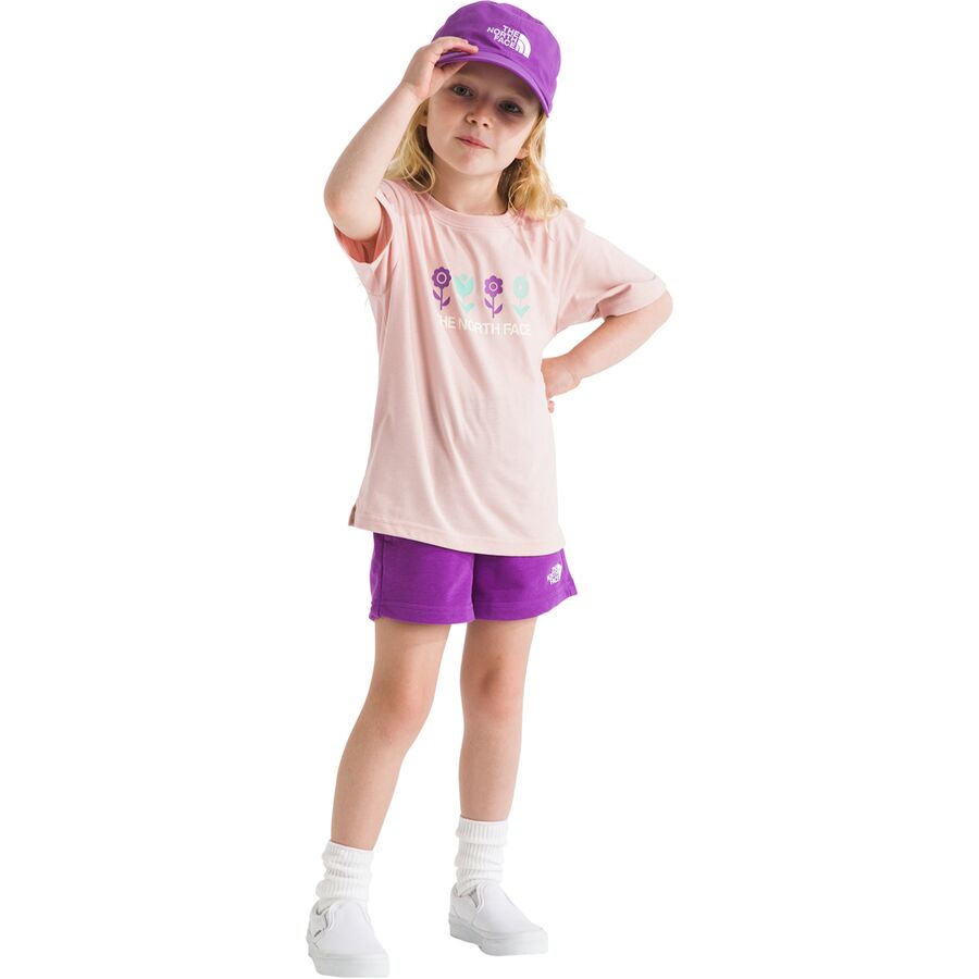 The North Face Graphic Cotton Summer Set - Toddlers' Pink Moss/Grape