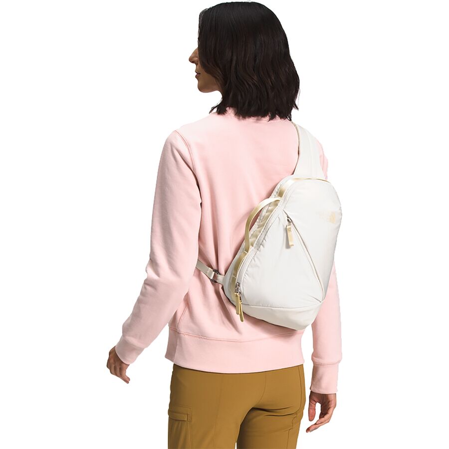 The North Face Isabella Sling Bag - Women's Gardenia White Dark Heather/Gravel-NPF