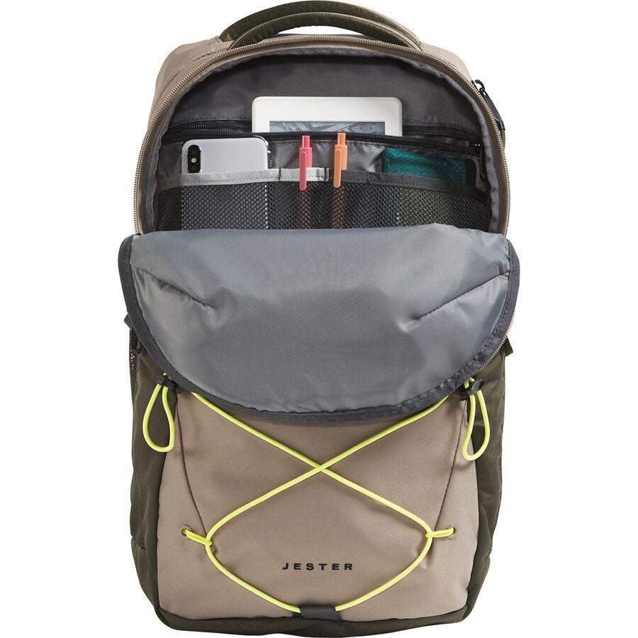 The North Face Jester 27.5L Backpack Cavern Grey/New Taupe Green