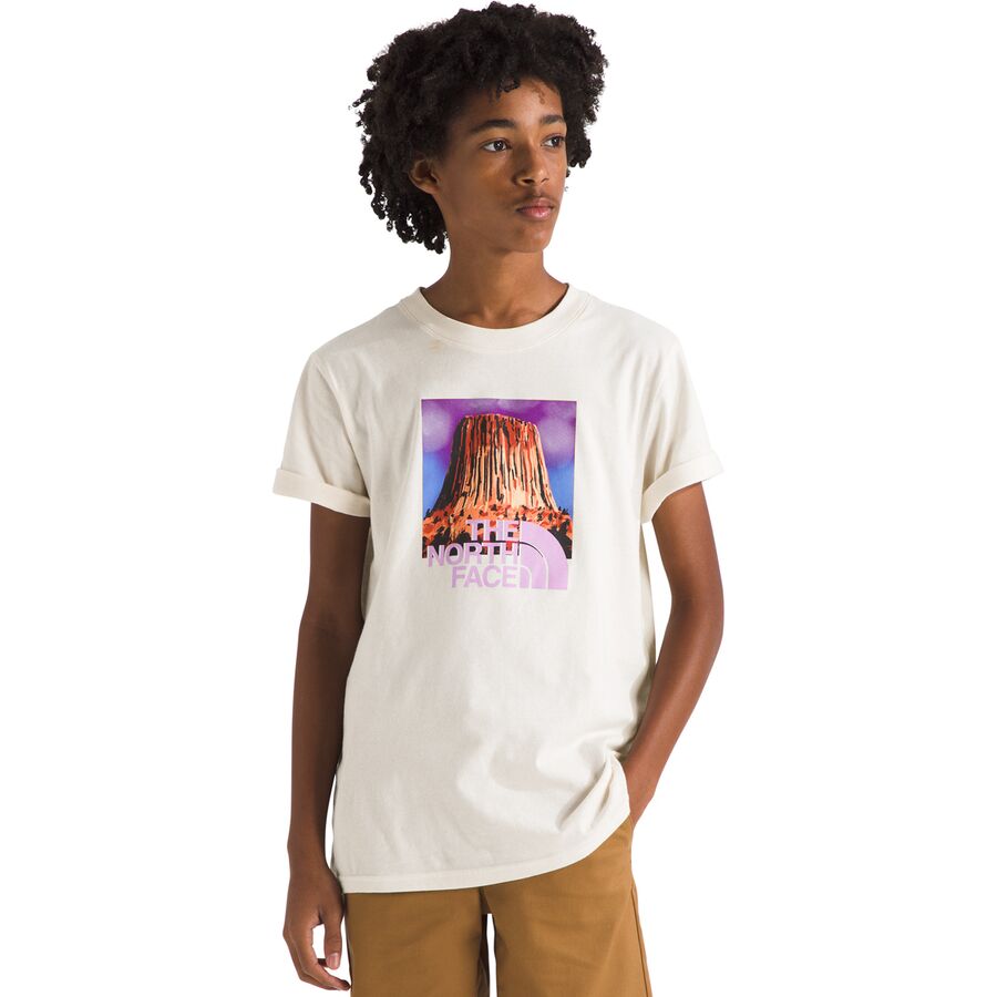 The North Face Landscapes Short-Sleeve Graphic T-Shirt - Kids' White Dune