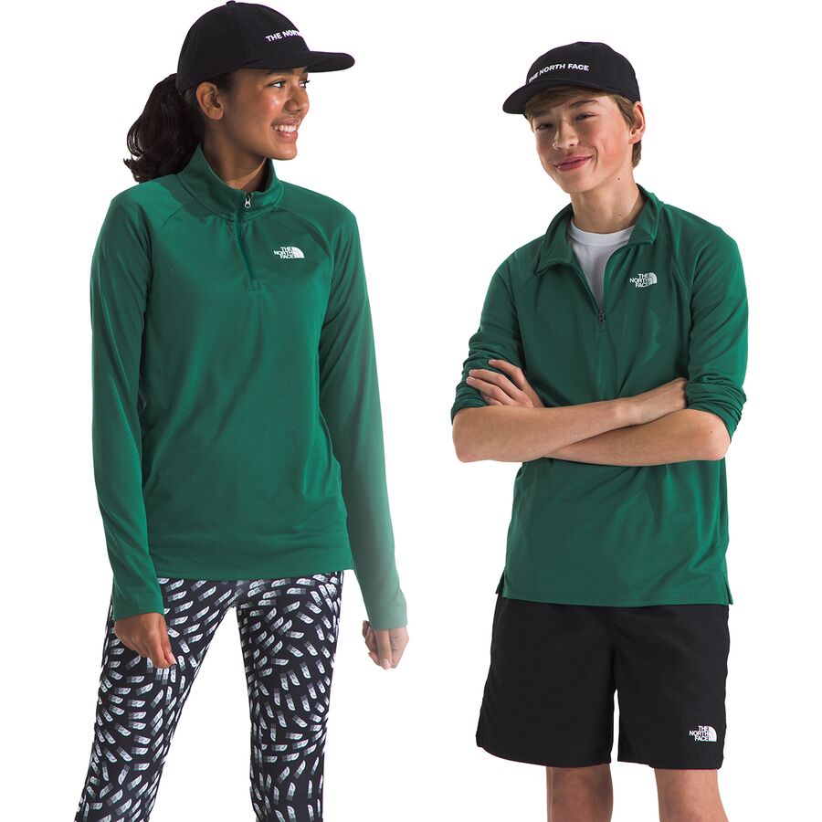 The North Face Never Stop 1/4-Zip Pullover - Kids' Evergreen