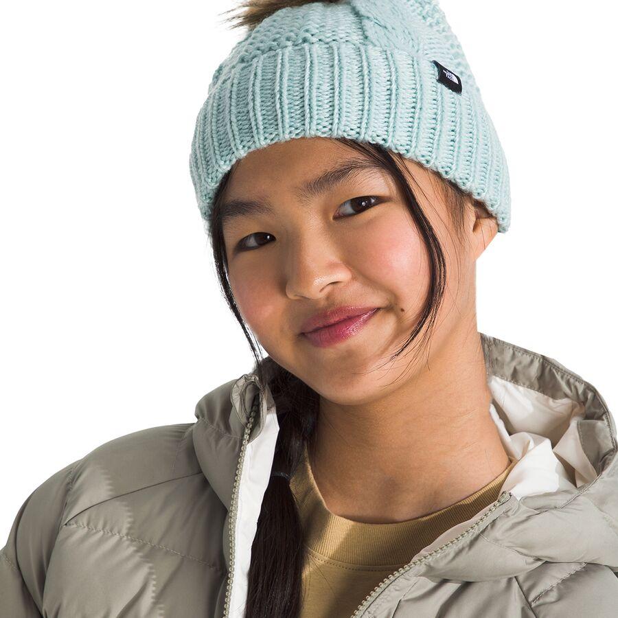 The North Face Oh Mega Fur Pom Beanie - Kids' Muted Pine