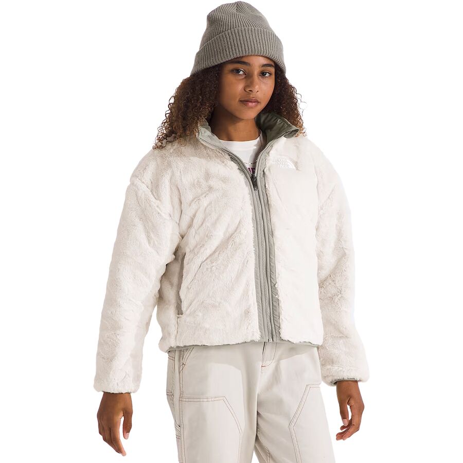 The North Face Reversible Shasta Full-Zip Jacket - Girls' Clay Grey