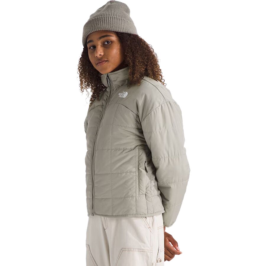 The North Face Reversible Shasta Full-Zip Jacket - Girls' Clay Grey
