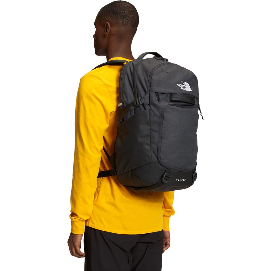 The North Face Router 40L Backpack Asphalt Grey Light Heather/TNF Black-NPF