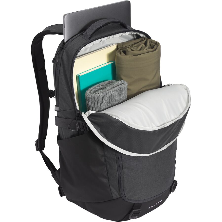 The North Face Router 40L Backpack Asphalt Grey Light Heather/TNF Black-NPF