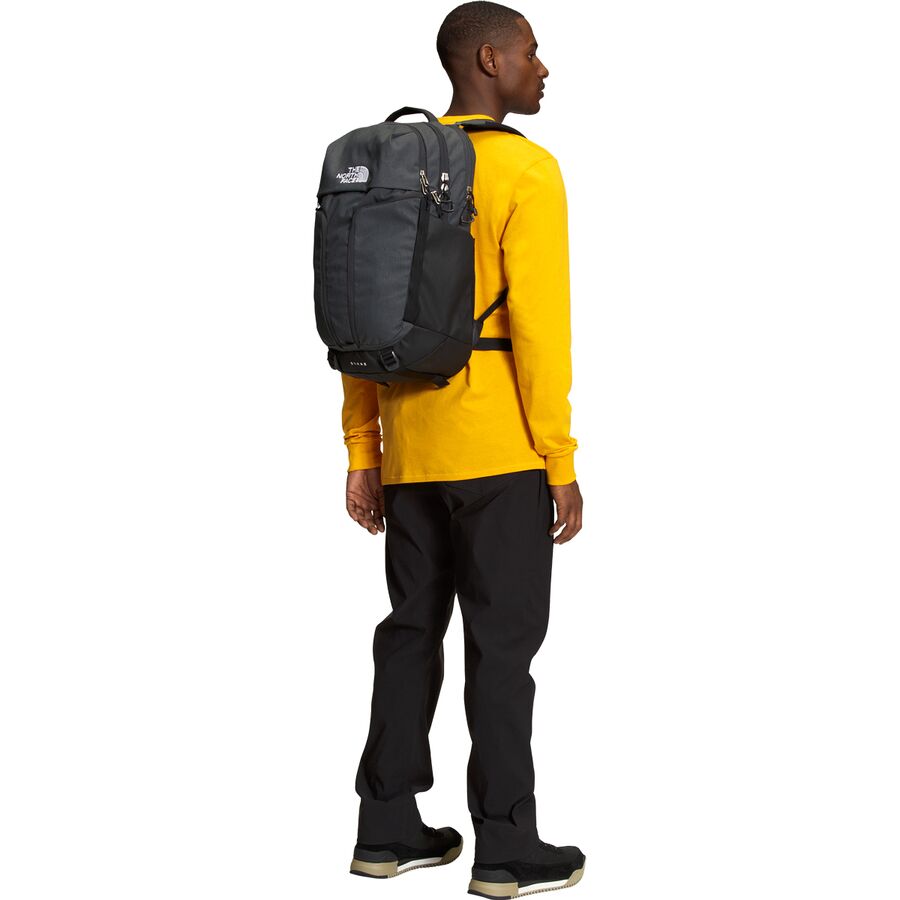 The North Face Surge 31L Backpack Asphalt Grey Light Heather/TNF Black-NPF