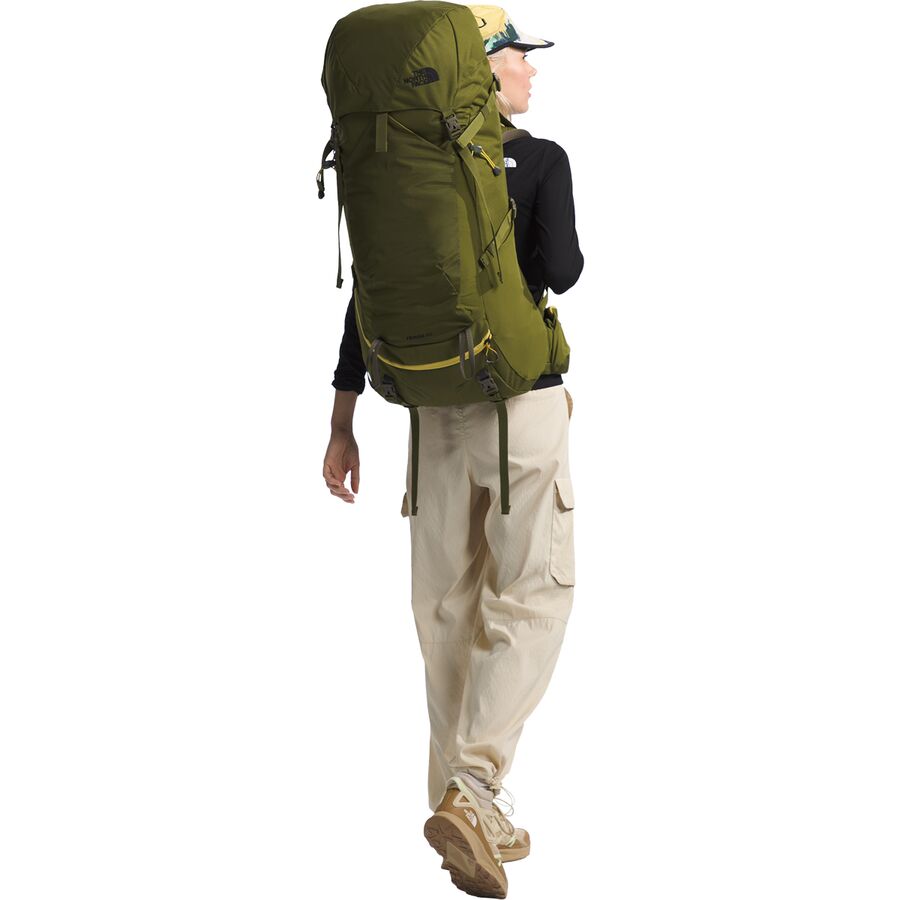 The North Face Terra 55L Backpack Forest Olive/New Taupe Green-NPF