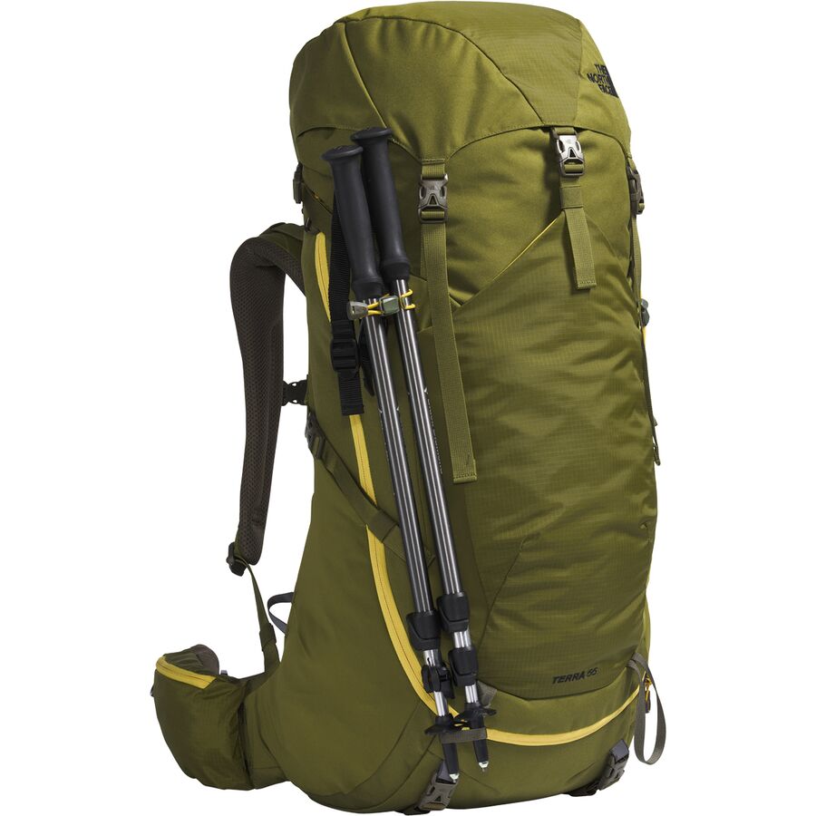 The North Face Terra 55L Backpack Forest Olive/New Taupe Green-NPF