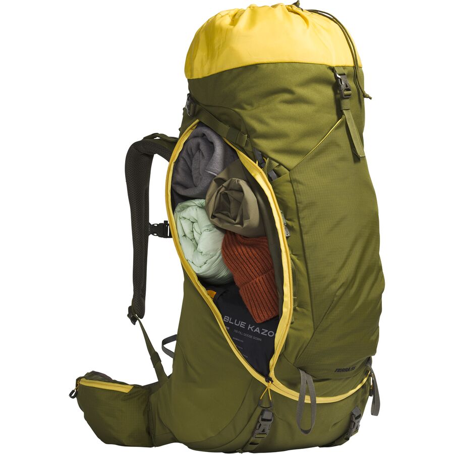 The North Face Terra 55L Backpack Forest Olive/New Taupe Green-NPF