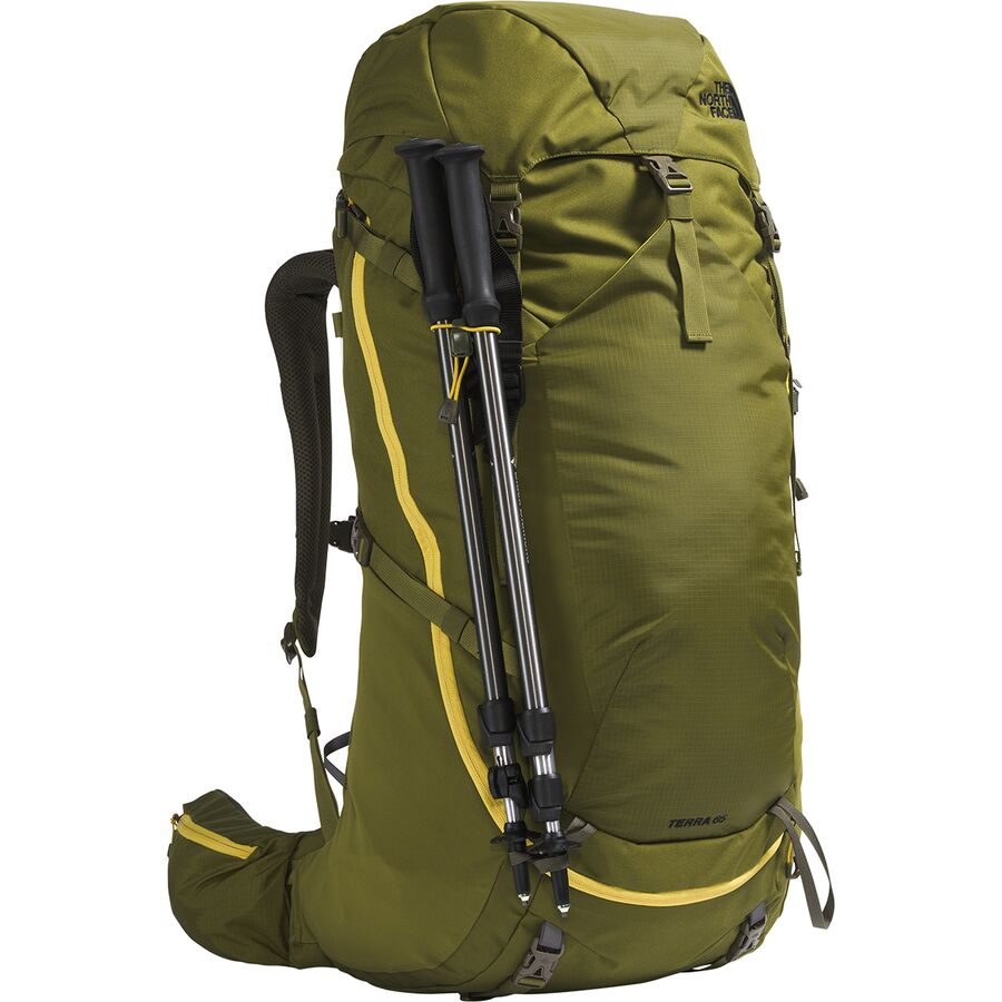 The North Face Terra 65L Backpack Forest Olive/New Taupe Green-NPF