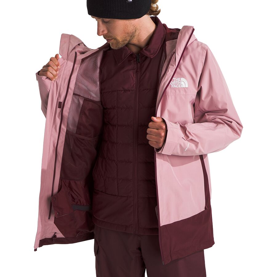 The North Face ThermoBall Eco Snow Triclimate Jacket - Men's Mauve/Alpine Plum