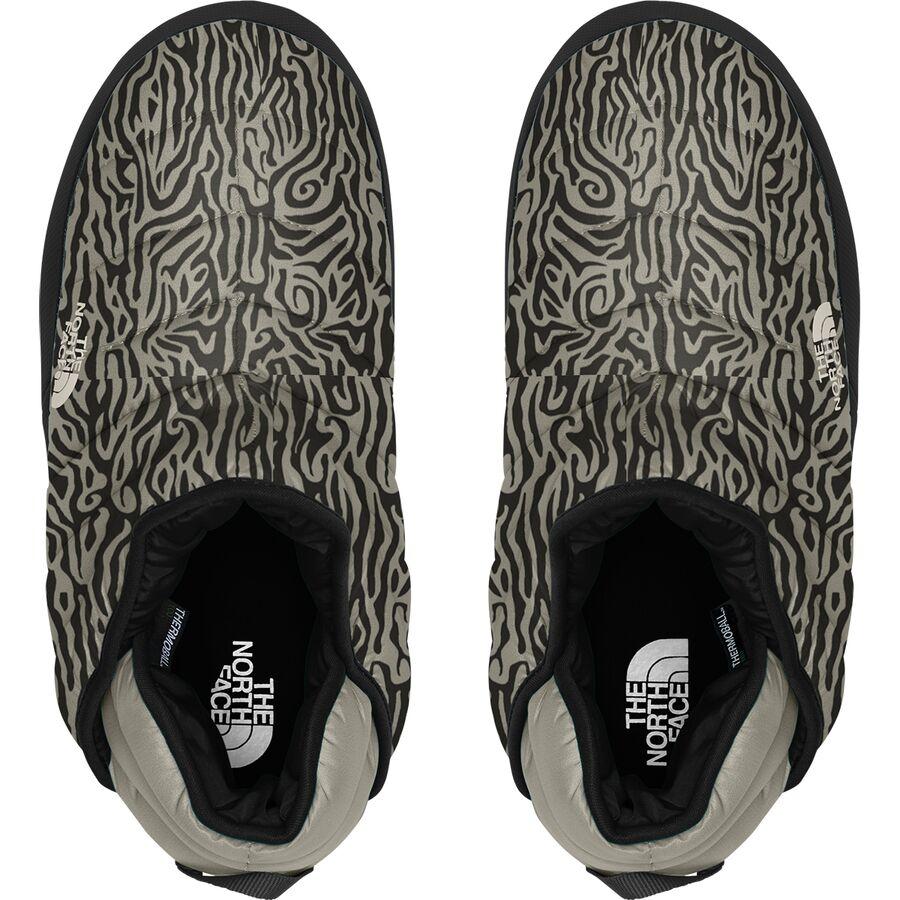 The North Face ThermoBall Eco Traction Bootie - Women's Clay Grey TNF Tiger Stripe Print/TNF Black