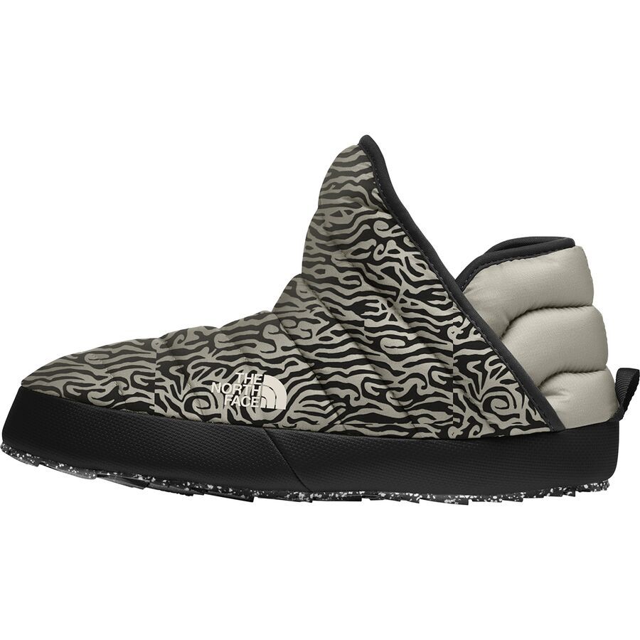 The North Face ThermoBall Eco Traction Bootie - Women's Clay Grey TNF Tiger Stripe Print/TNF Black