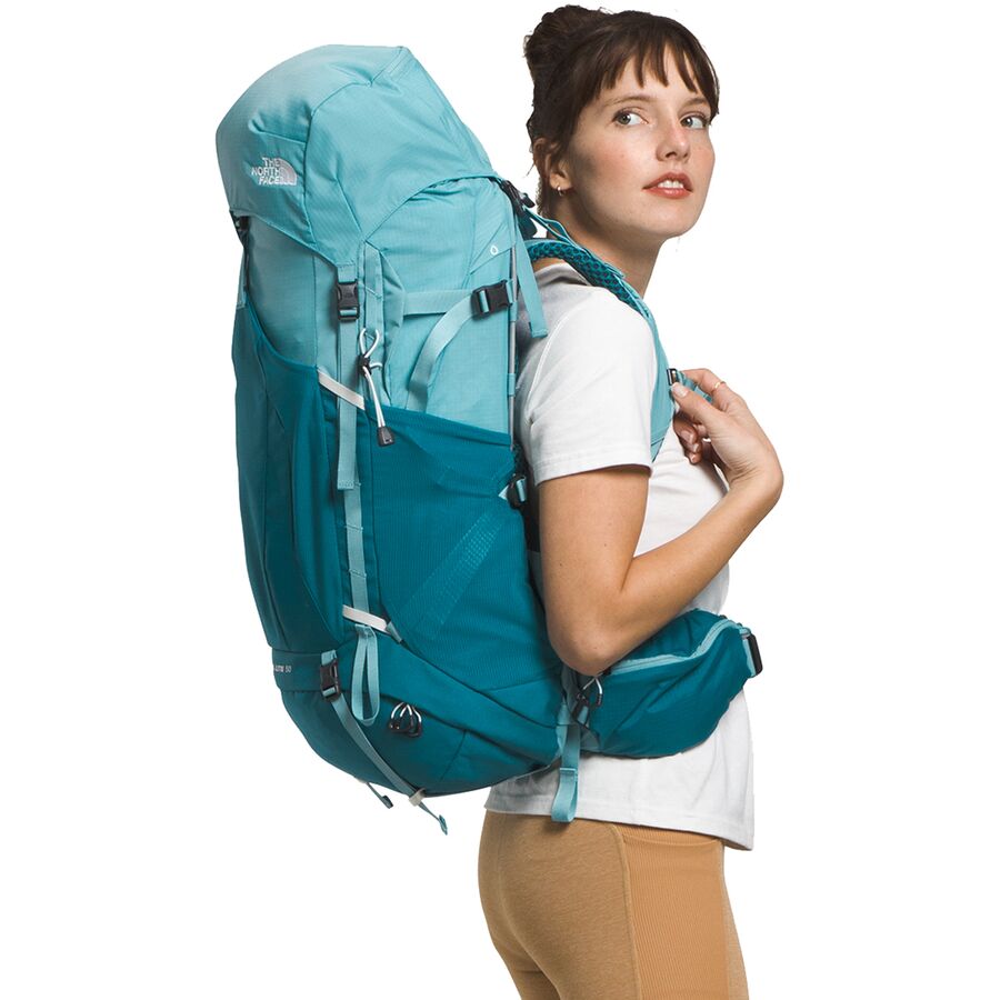 The North Face Trail Lite 50L Backpack - Women's Reef Waters/Blue Coral-NPF