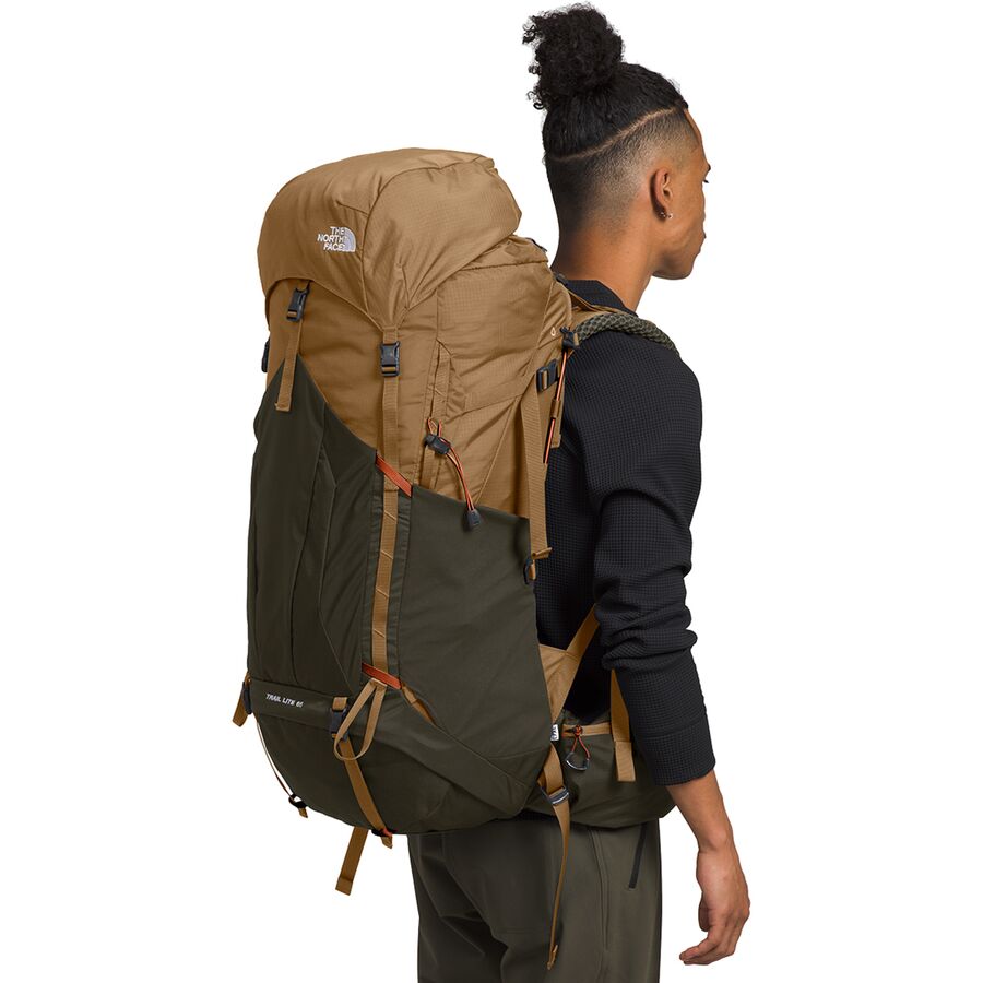 The North Face Trail Lite 65L Backpack Utility Brown/New Taupe Green-NPF