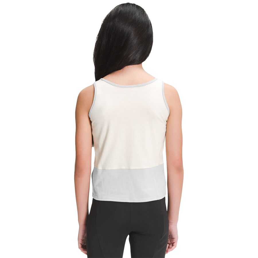 The North Face Tri-Blend Tank Top - Girls' Vintage White Heather