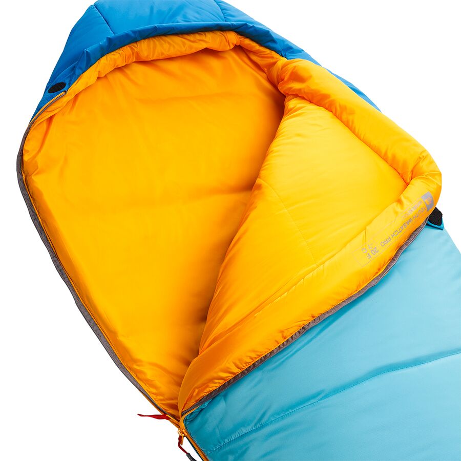 The North Face Wasatch Pro 20 Sleeping Bag: 20F Synthetic - Kids' Hero Blue/Norse Blue/NPF