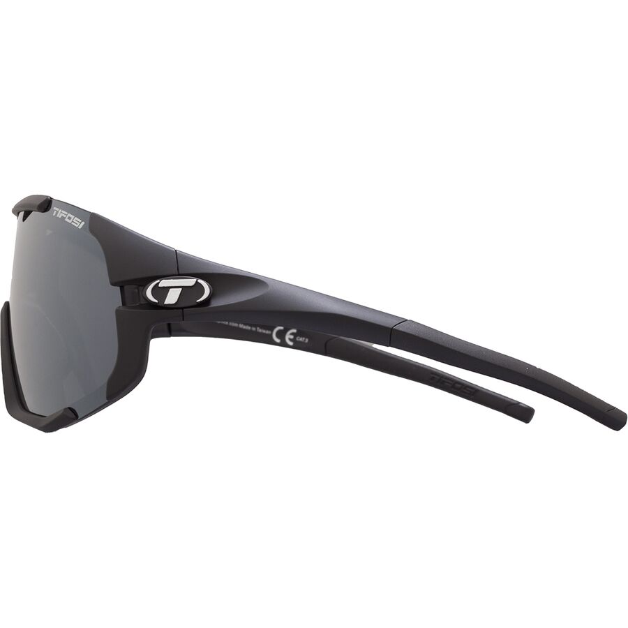 Tifosi Optics Sledge Sunglasses Matte Black/Smoke/AC Red/Clear