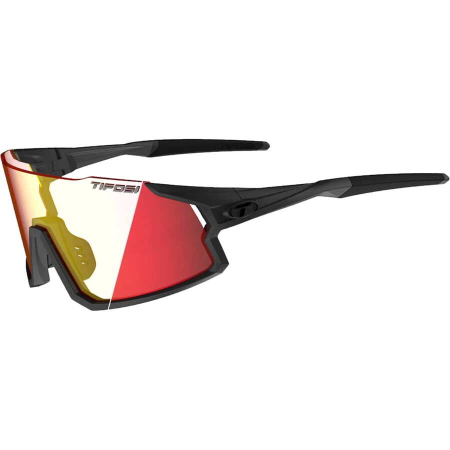 Tifosi Optics Stash Fototec + Interchangeable Sunglasses Matte Gunmetal/Clarion Red Fototec