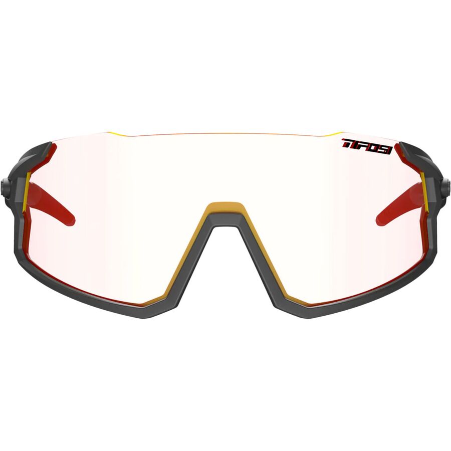 Tifosi Optics Stash Fototec + Interchangeable Sunglasses Matte Gunmetal/Clarion Red Fototec