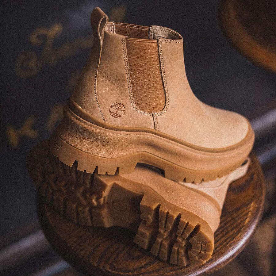 Timberland Roxie Lane Mid Chelsea Boot - Women's Light Beige Nubuck