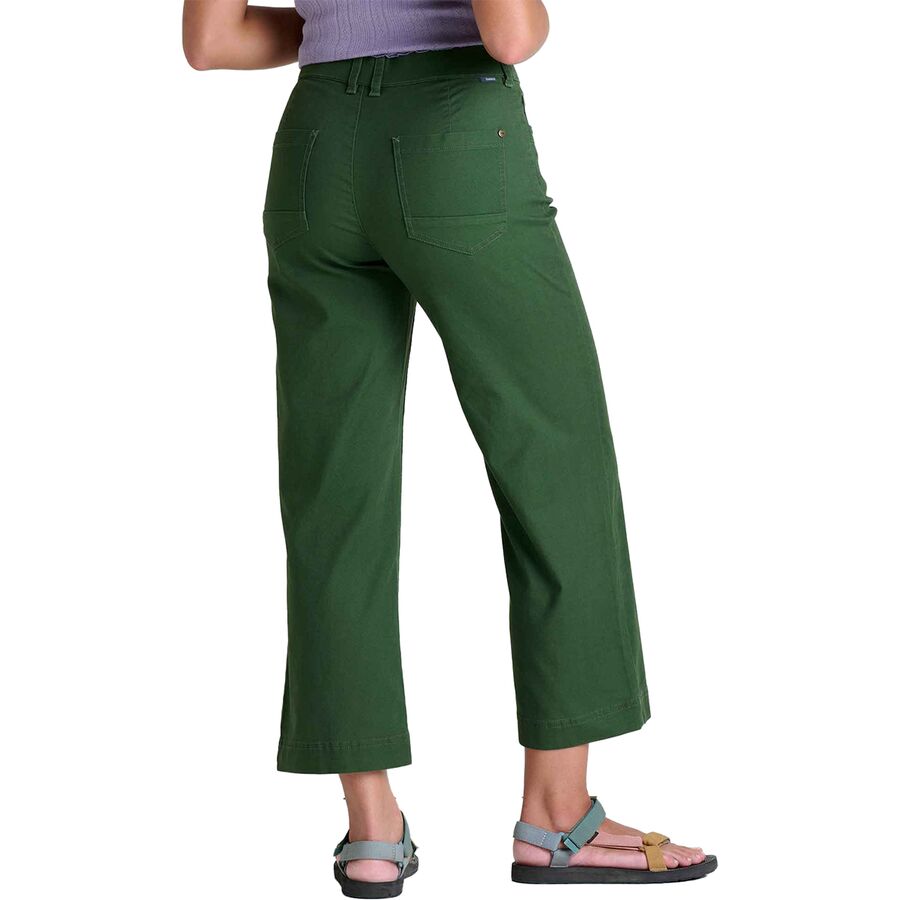 Toad&Co Earthworks Wide Leg Pant - Women's Epidote