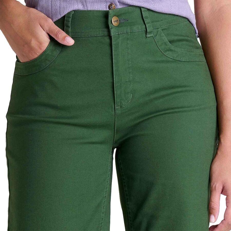 Toad&Co Earthworks Wide Leg Pant - Women's Epidote